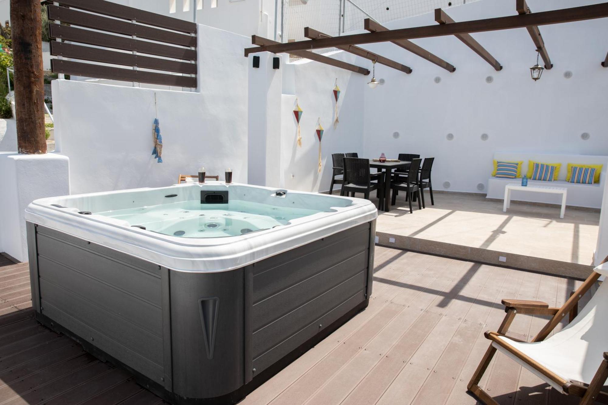 Sunny Bay Villa Agia Marina  Bagian luar foto